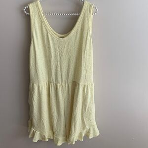 White birch 2x yellow romper